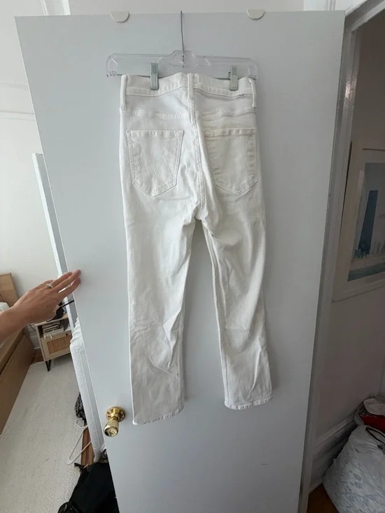 MOTHER White High Waisted Rider Ankle Jeans - never worn - Picture 4 of 5